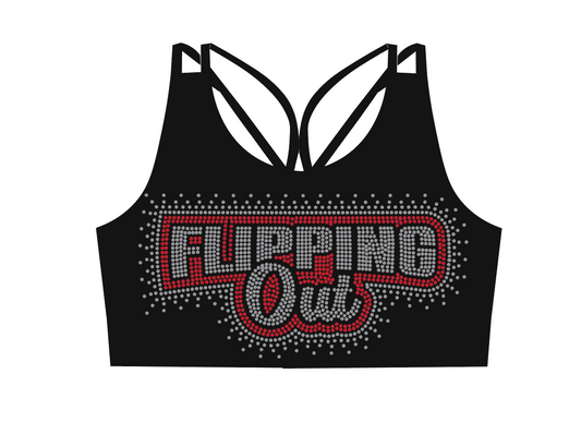 Flipping Out Super Bling Sports Bra
